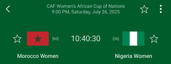 5k up for GRABS.

Predict the correct  score of WAFCON FINAL.

MOROCCO vs NIGERIA !!!

Sponsored by <a href="/genxmedia07/">Jeffery selly ✍️</a> 
Like,rt.
Follow <a href="/jefferyd_man/">B00KIES SLAYER ⚽🏈🏀</a> ,<a href="/genxmedia07/">Jeffery selly ✍️</a>