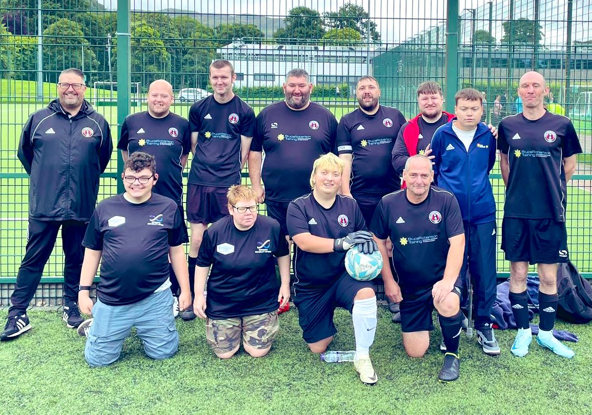 That's the football squad arrived for day two of the National Learning Disability Games in Stirling. 
Good luck to everyone involved and we hope you have a great day, it is really great to see the Games back in Scotland. 🏴󠁧󠁢󠁳󠁣󠁴󠁿 ⚽️👍🏼