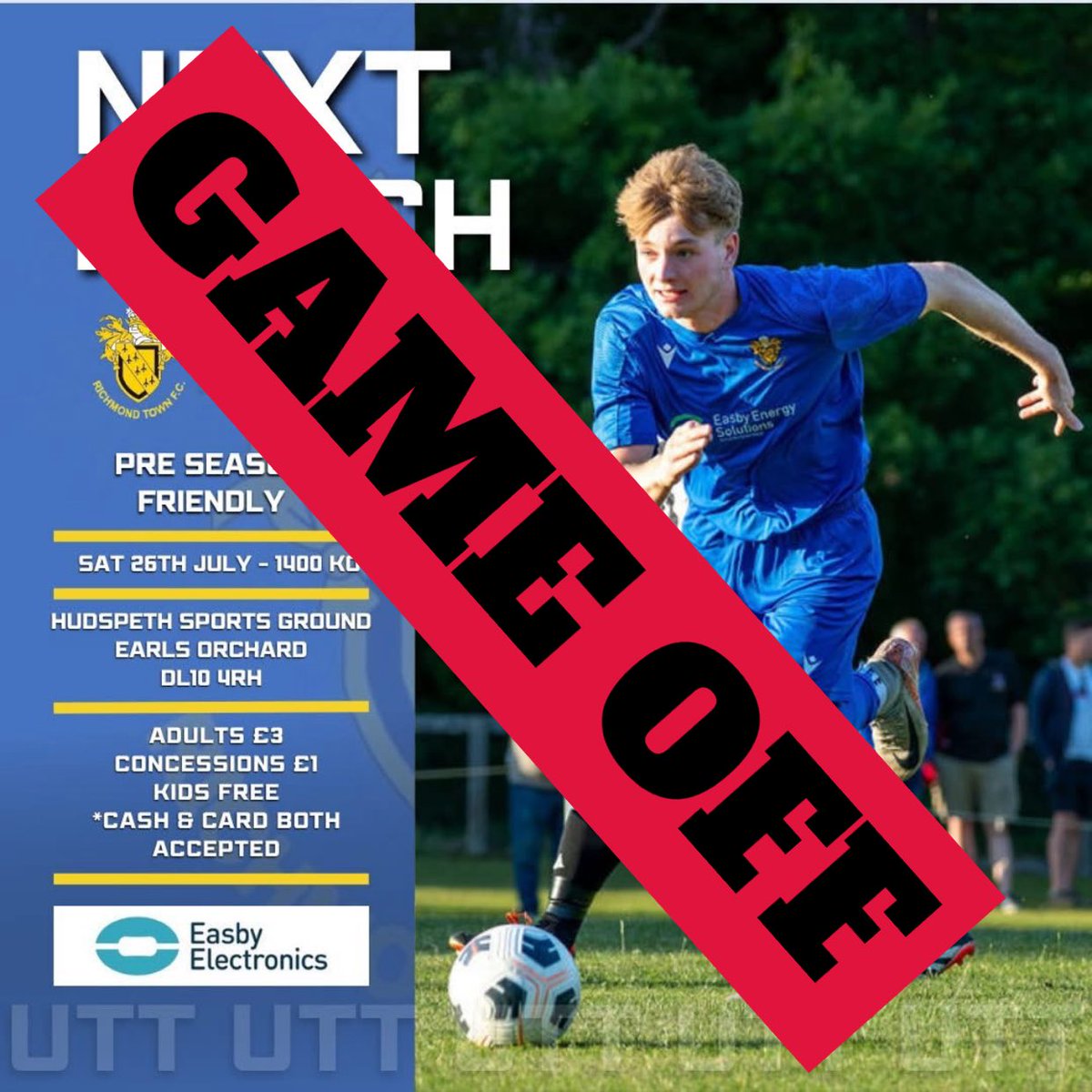 Today’s scheduled match against St Mary’s has been cancelled due to opposition dropping out, and we were unable to find new opponents
