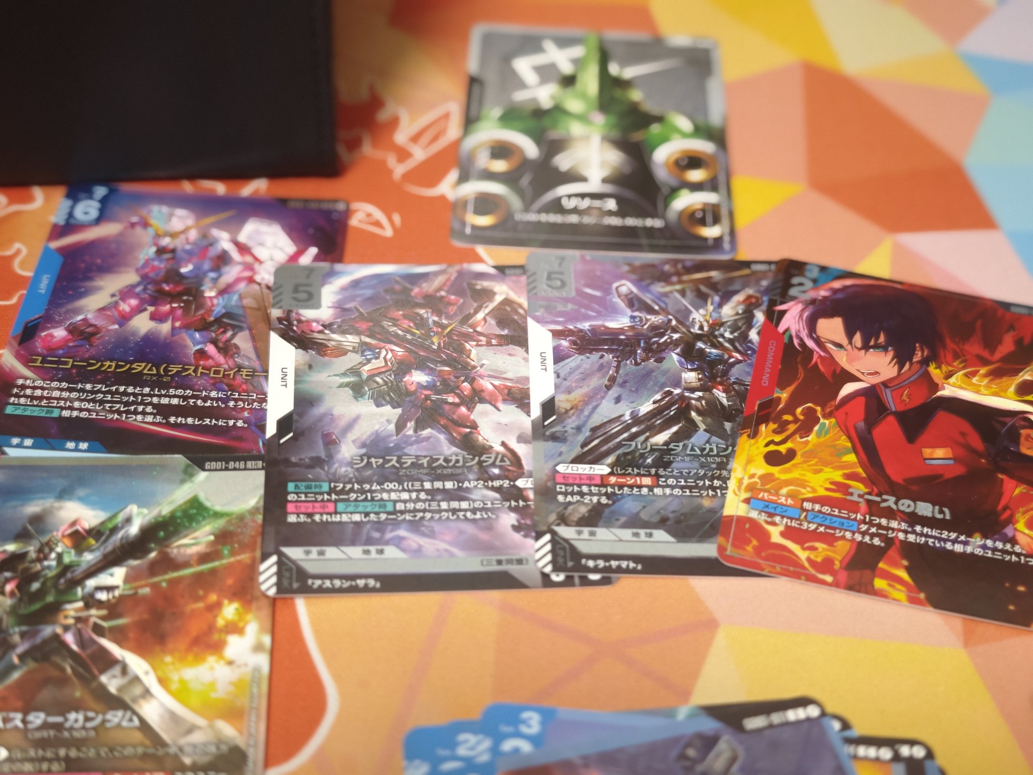 ガンダムカードゲーム　リソースカード アスラン　シャア　リリーナ ガンダムカードゲーム EXリソースアスラン、リソースリリーナ