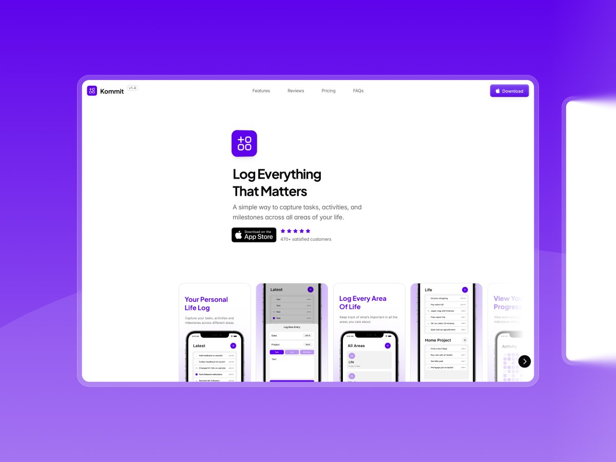 julesvcode's tweet image. Mobile App Landing Page ✨
