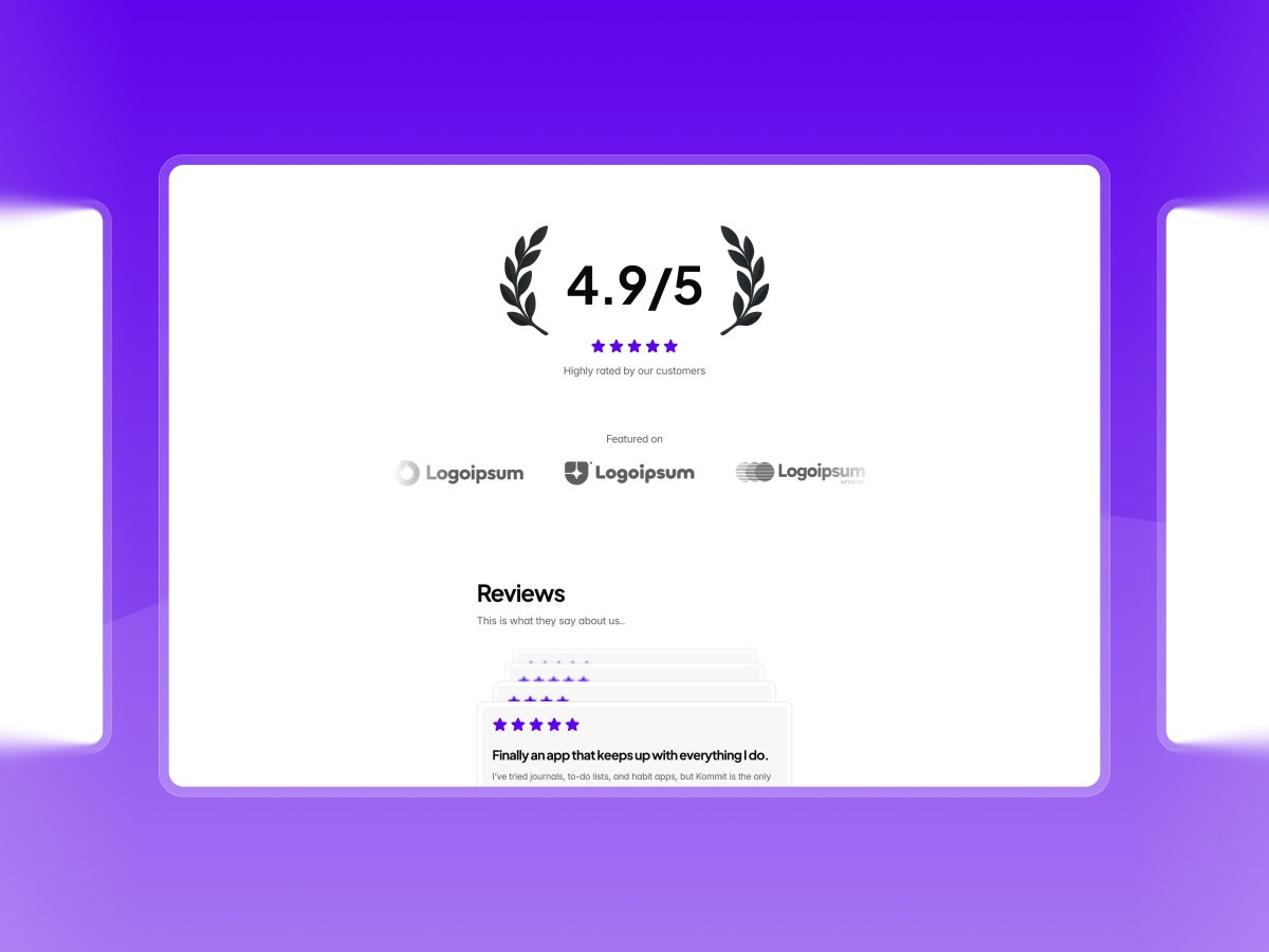 julesvcode's tweet image. Mobile App Landing Page ✨