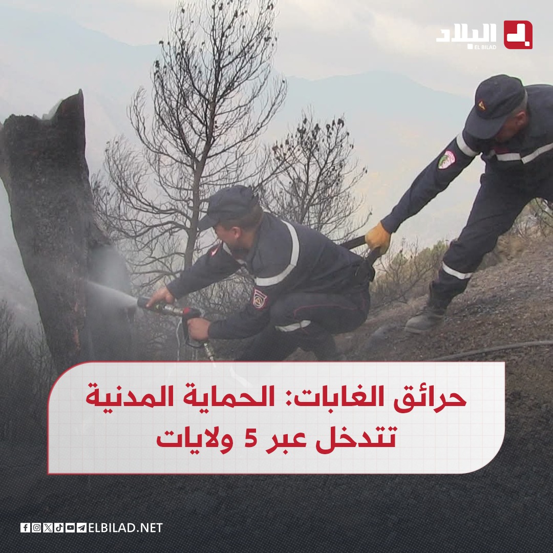 El_Bilade's tweet image. 📍حرائق الغابات: الحماية المدنية تتدخل عبر 5 ولايات
elbilad.net/s@ykmwtear1404…
