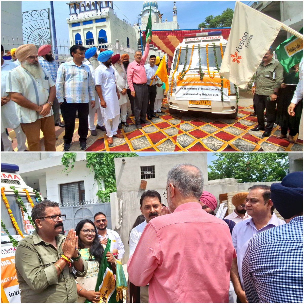 AAPbalbir's tweet image. Reaffirming the CM Bhagwant Singh Mann led Punjab government is committed to timely, accessible and quality health care in the state.
🔸️Today launched Mobile Healthcare Unit supported by Fusion Finance Ltd. and implementation by Helpage India at village Majri Akaliyan in…