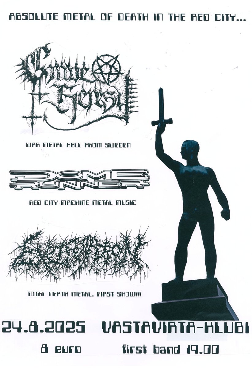 📣 🇸🇪 Grave Heresy's upcoming shows!

▶ 22.08.2025 • Lahti 🇫🇮
👉 fb.me/e/6zHQbwNJQ

▶ 23.08.2025 • Helsinki 🇫🇮 / Helsinki Deathfest
👉 fb.me/e/60WQp5MQE

▶ 24.08.2025 • Tempere 🇫🇮
👉 fb.me/e/isBXW0oWK