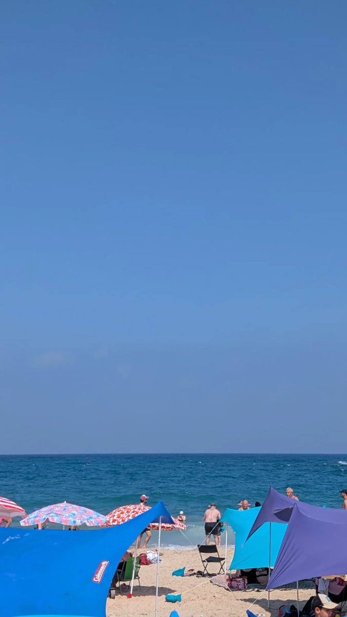 benbstwits's tweet image. Busy beaches of Palmahim