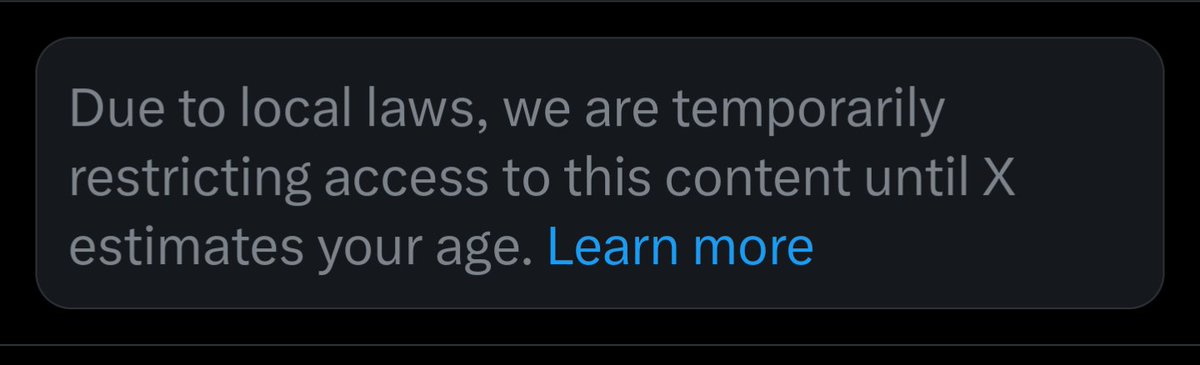 I have my date of birth in my profile and it still can't estimate my age.
I'm flattered they would think I'm under 18, but it's bloody annoying.