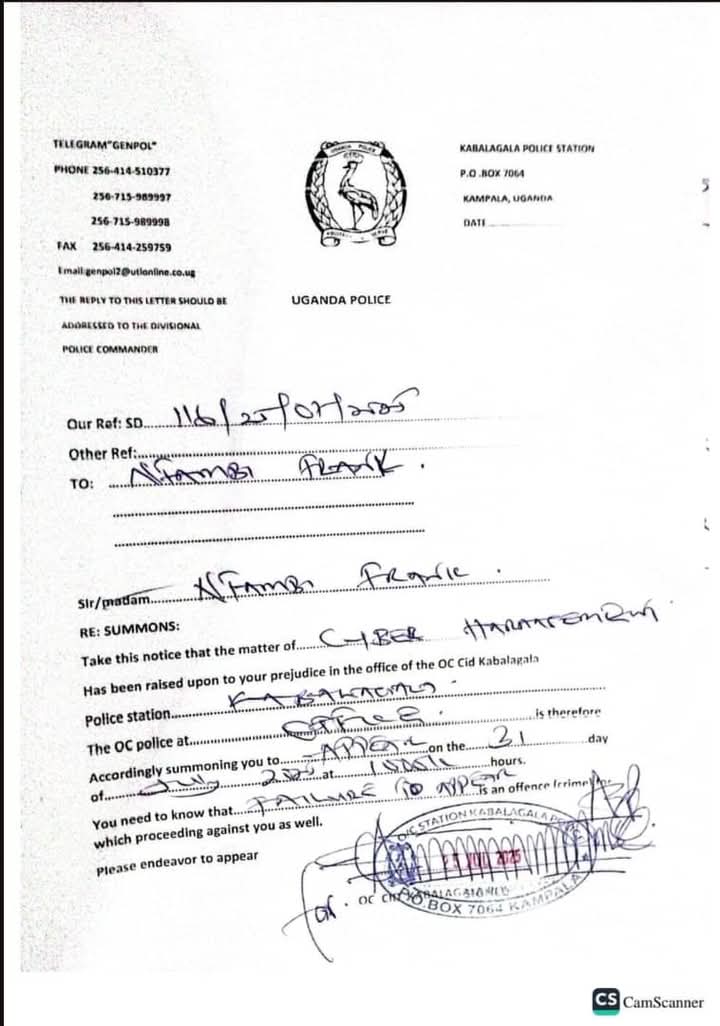 _Huza01's tweet image. Frank Ntambi