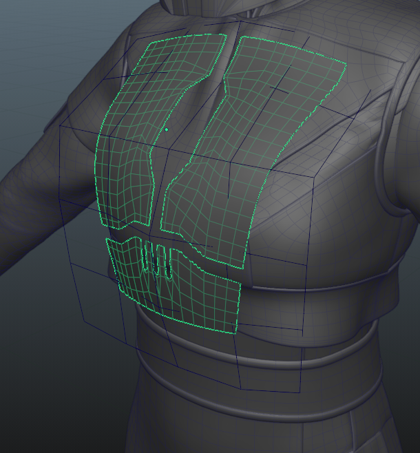 PURPL_MUNKII's tweet image. The booby armor was so annoying to model when i first tried this a year or two ago, now I'm proud of how I got it:
-modeled the shape as a plane
-formed it with a lattice to match the curve
-separately modeled the sides to match topo
-joined it all for some cleanup
me so smort.