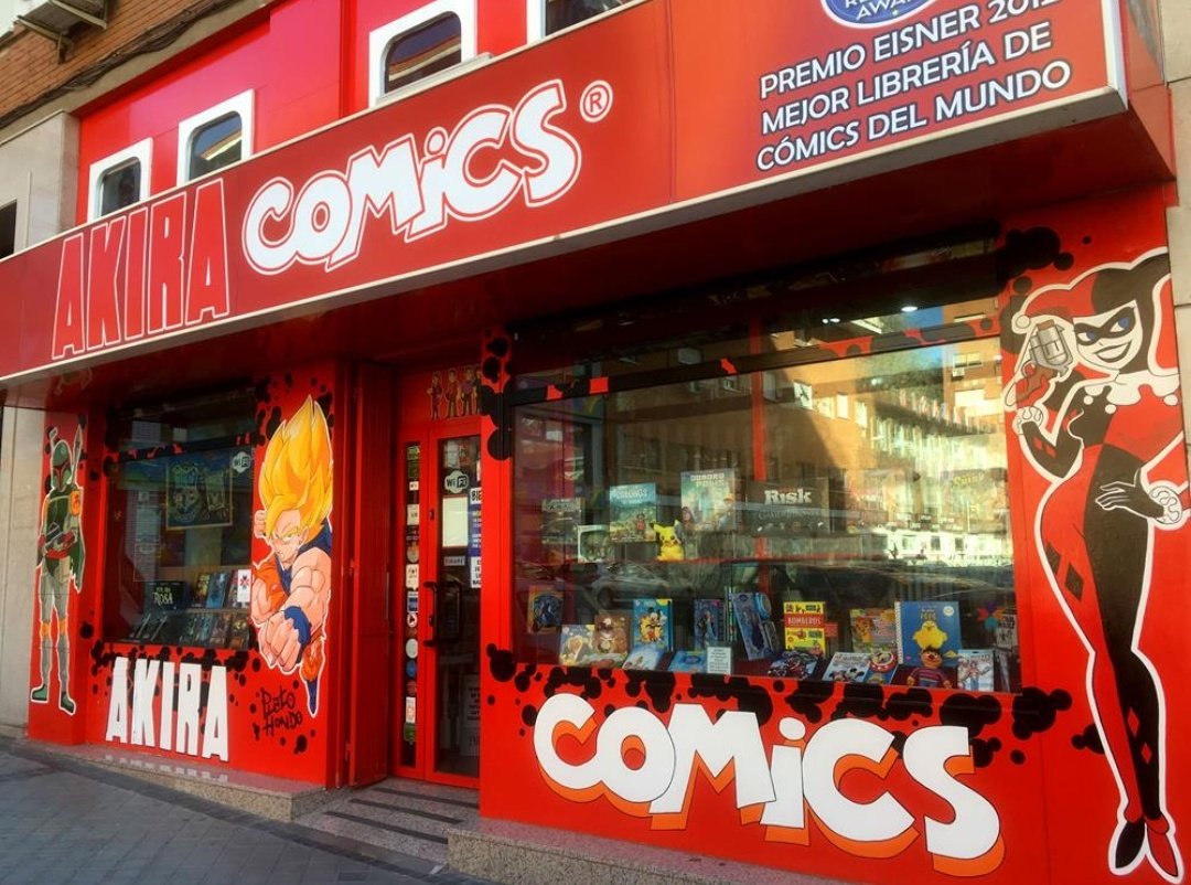 MarcosAD87's tweet image. Enhorabuena a @Akira_Comics por ganar el Eisner a la mejor librería del mundo! 📚🏆
Han conseguido un hito histórico al ganar el galardón por segunda vez junto con el ya conseguido en 2012
Es mi librería de confianza así que no puedo estar más feliz por ellos 🙌