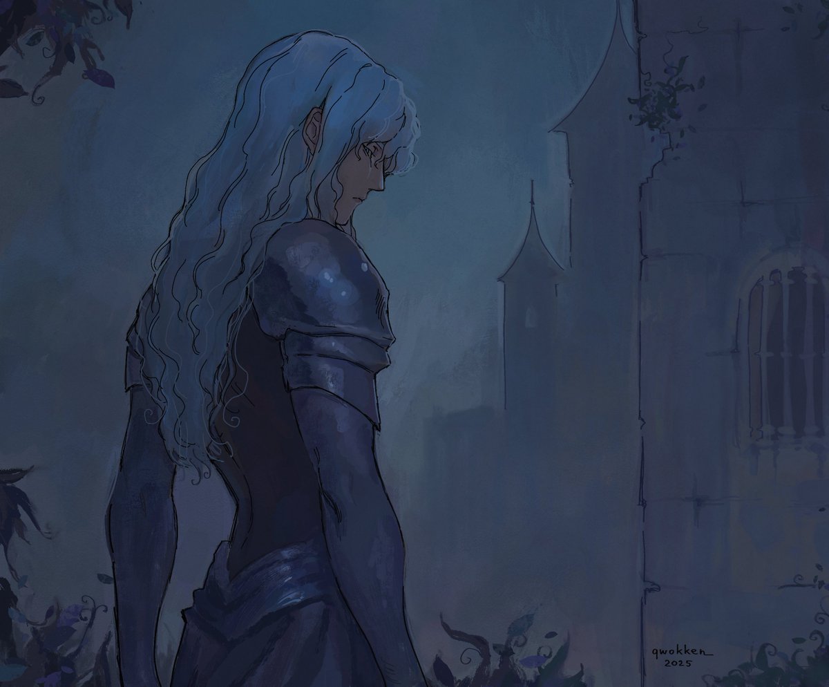 qwokken's tweet image. white falcon #griffith #berserk