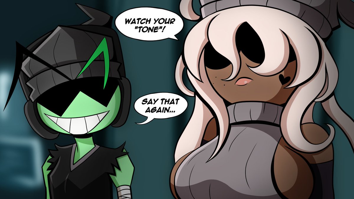 Gwen is tired of Tone's bs
characters belong to <a href="/GVoltage07/">GVoltage 🆖️(Comms OPEN)</a>