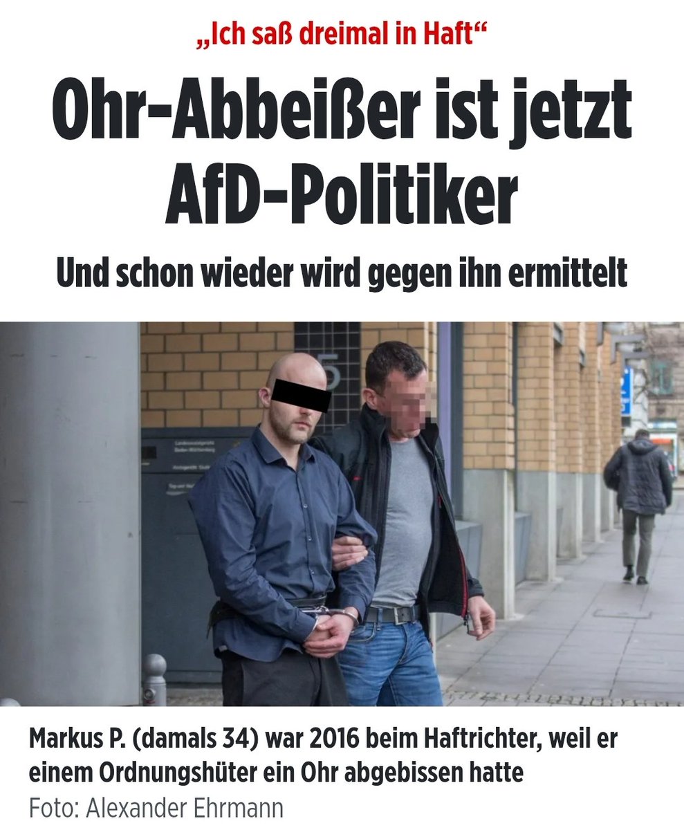 DoktorHuus's tweet image. Sagt mir noch einmal jemand: In der AfD gibt es keine Straftäter. #fuerChrupalla.