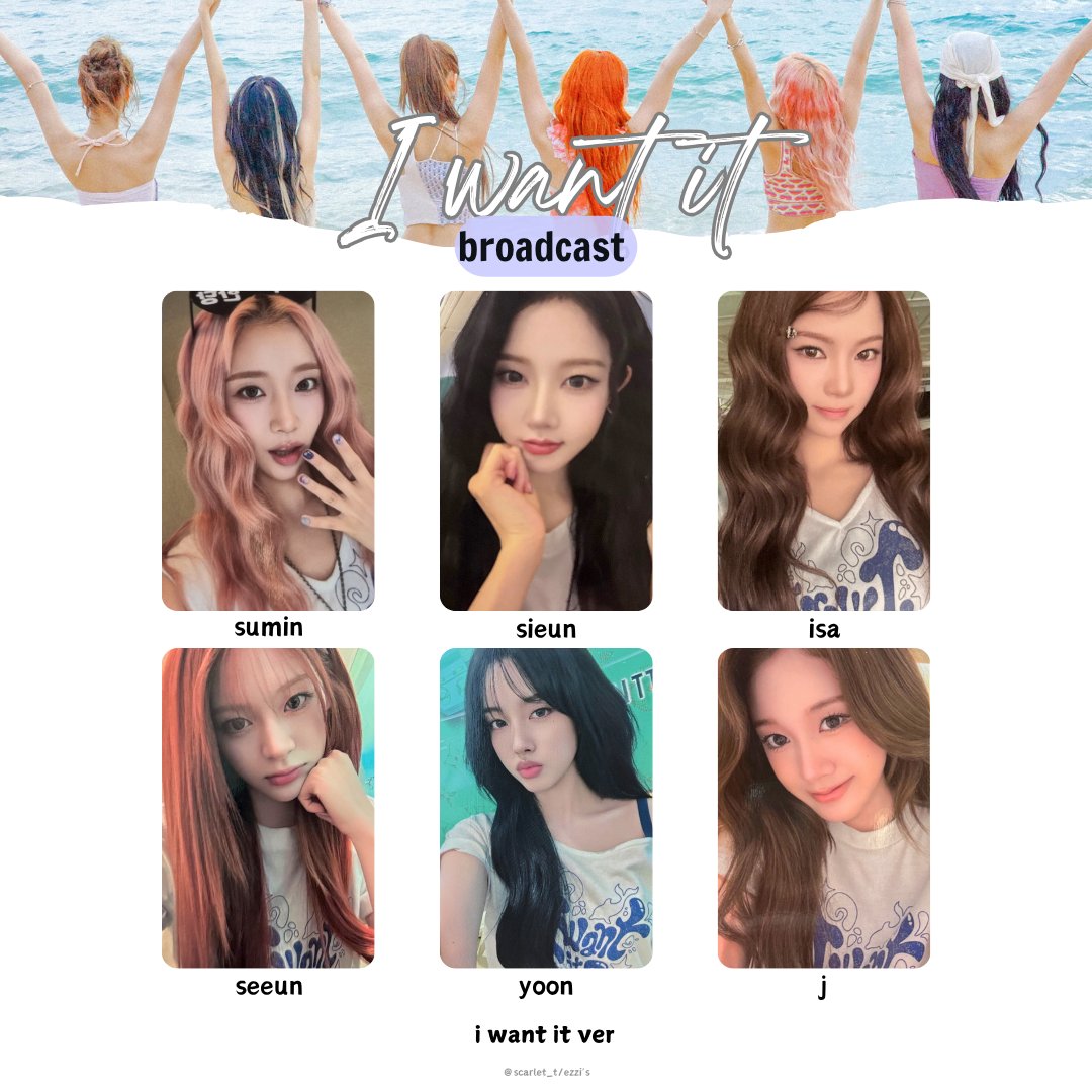 stayc photocard template - member: #sumin #sieun #isa #seeun #yoon