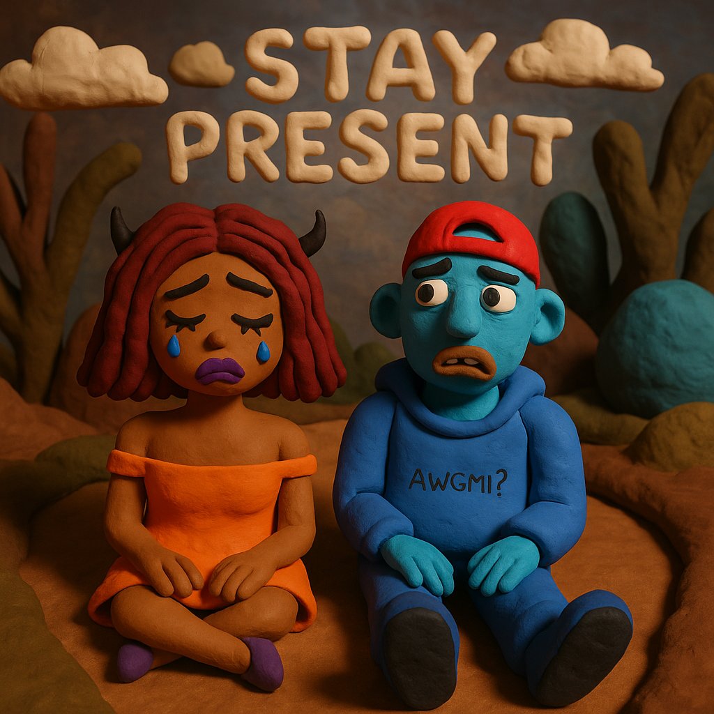 We often feel anxious not because the future is scary (i.e. #AWGMI?) but because we forget to stay present 🌿🧠

The mind runs ahead, but peace lives right now ✨
Breathe. Come back to this moment. You're okay 💙🕊️ #Mindfulness #ClayLips 💋