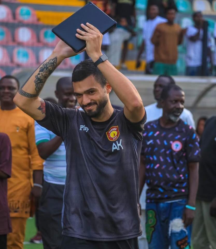 ojeksaikhoje's tweet image. Via a club statement on X, @IkoroduCityFC has named Ali Kandil as new Head Coach.
He replaces Nurudeen Aweroro, who has joined @ShootingSc.
Kandil was Aweroro's first assistant.
#WeAreIkoroduCityFC now maintains a tradition of picking their Head Coach from within.
#NPFL26