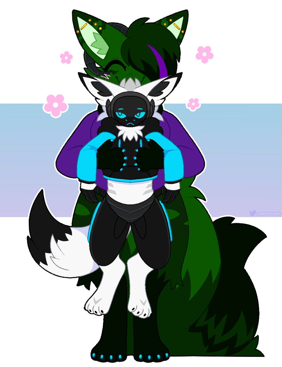 DIGNOTIONS's tweet image. Fullbody for @glitchproto !