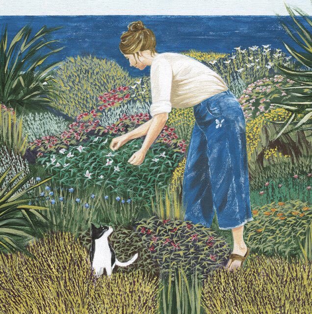 CarlyanneMcCon1's tweet image. Happy #Caturday everyone 😺🙋♀️💜🕊
The Sea Gardener's Cat - Helen Braid