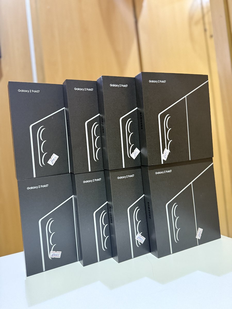 dabz_global's tweet image. New stock‼️New price ‼️ The all new Samsung galaxy Z fold 7 with Samsung care plus || African warranty with screen damage coverage
256gb - N2,450,000
512gb - N2,650,000
1TB - N3,050,000
Dabz Global; Suite C3 New Banex(beside banex micro finance bank ||opposite Broadway BW…