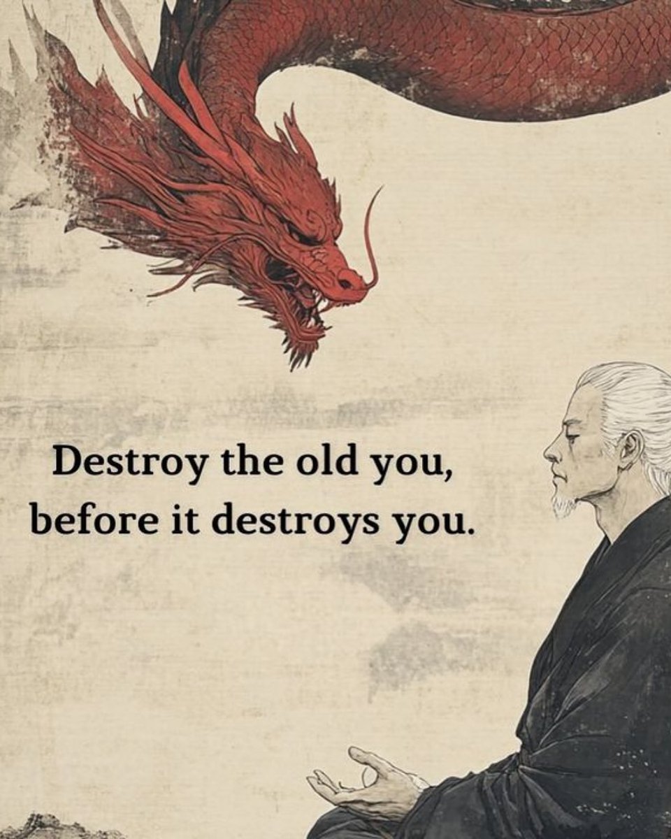 Dear son, Kill that weak man inside you.