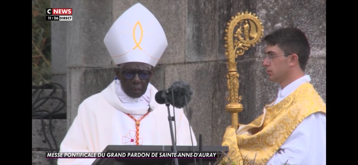 Anastas77581540's tweet photo. « Ne profanez pas la France avec une loi barbare et inhumaine. Ne profanez pas la France car c’est une terre sainte ». 
#CardinalSarah ✨✨✨🙏

#SainteAnneDauray 
#GrandPardon #SainteAnne https://t.co/Jr9pxjEWU0