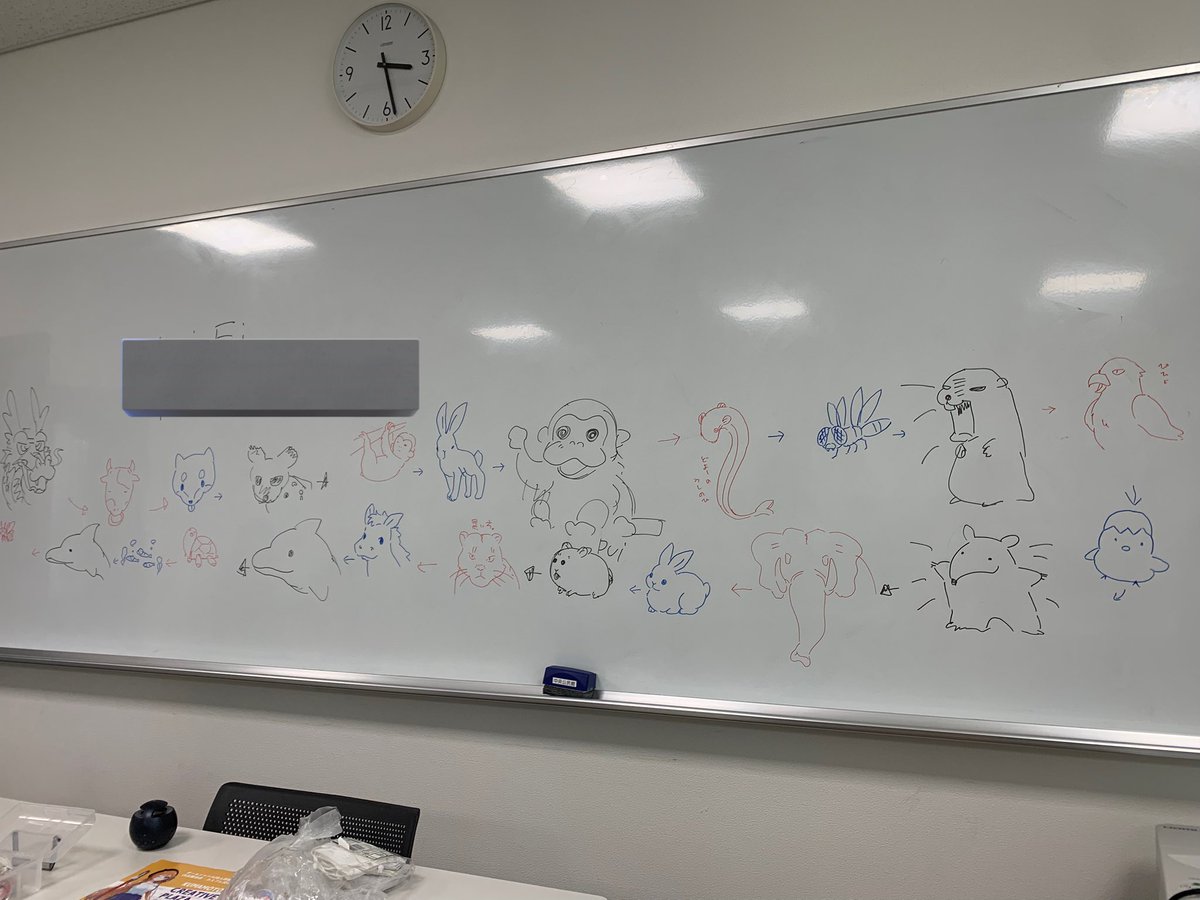 とっても楽しかったです！ありがとうございました！！
２枚目はレッツプレイ！ポケモン（うろ覚え）絵しりとり！３枚目は動物絵しりとりです！