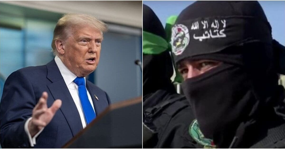 TrevorLoudon1's tweet image. Trump Asserts Hamas Does Not Want Peace, Leaders Will Be 'Hunted Down', Tells Israel to 'Finish the Job'
"Ceasefire and hostage negotiations between Hamas, Israel, and the US have officially collapsed, and President Trump is squarely blaming the terrorist group, which he asserts…