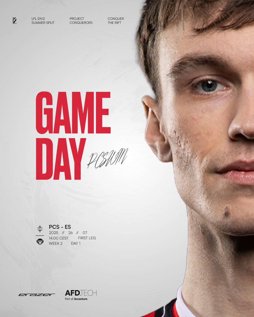 PCSDIV2's tweet image. 🔴| GAMEDAY |⚫️
Sous bootcamp, impossible de perdre 🥱
⏰ 14:00
🎙️ twitch.tv/ekkosuna
🆚 @Esprit_Shonen
#PCSWIN @ErazerFrance @AFD_TECH