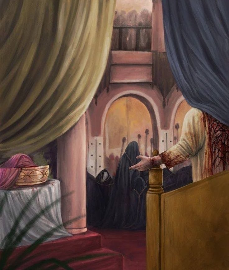 syedaa_tweets's tweet image. First Safar, the day when Caravan of Ahlybait (ع) enters Darbar e Yazid Lanti.