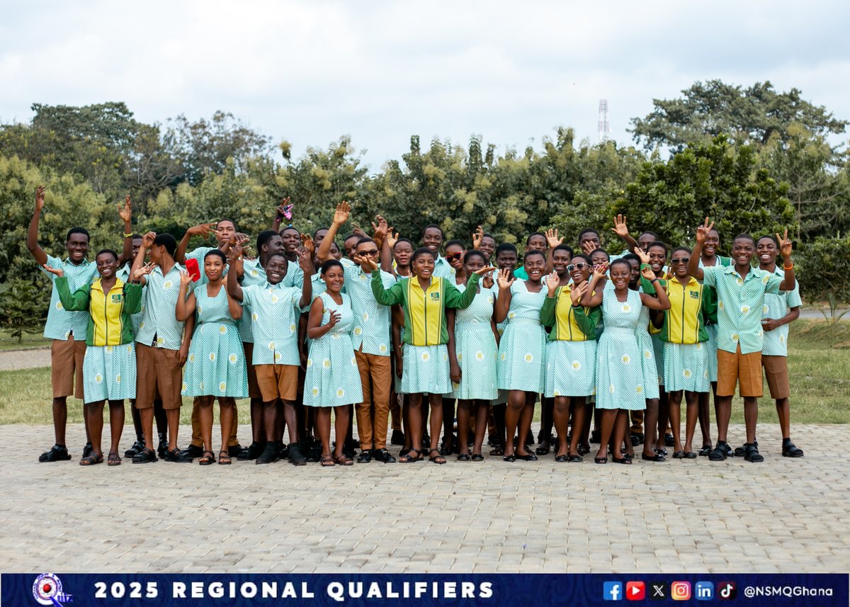 NSMQGhana's tweet image. ASHANTI:
Final day of the Ashanti Regional Qualifiers! Energy’s high, spirits are up, and we’re locked in for an epic finish!
#NSMQRegionals #NSMQ2025 #Primetime