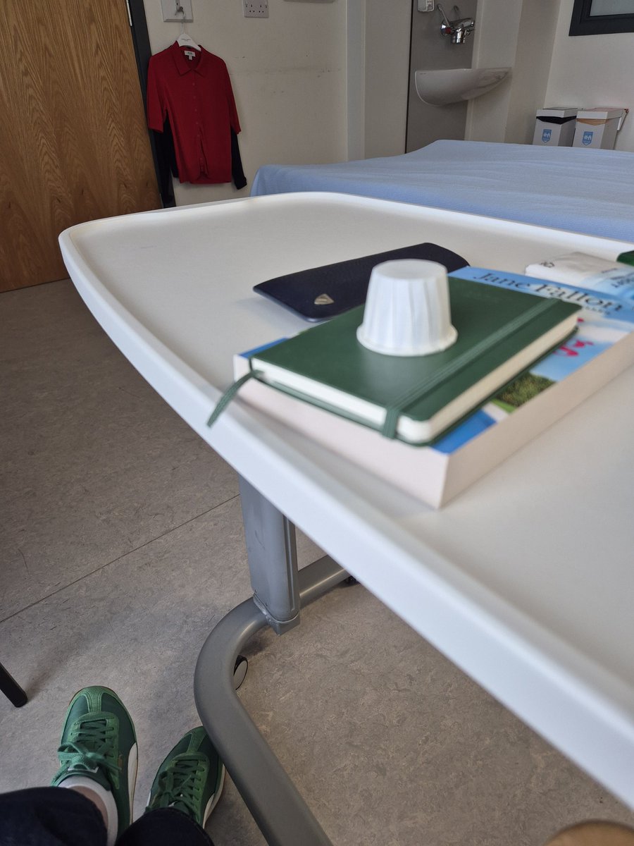 johnstf's tweet image. Mum is sitting in her hospital room like some evil genius, plotting how to humiliate all 3 of us with these silly hats. 😾 #CatsOfTwitter #meezer
