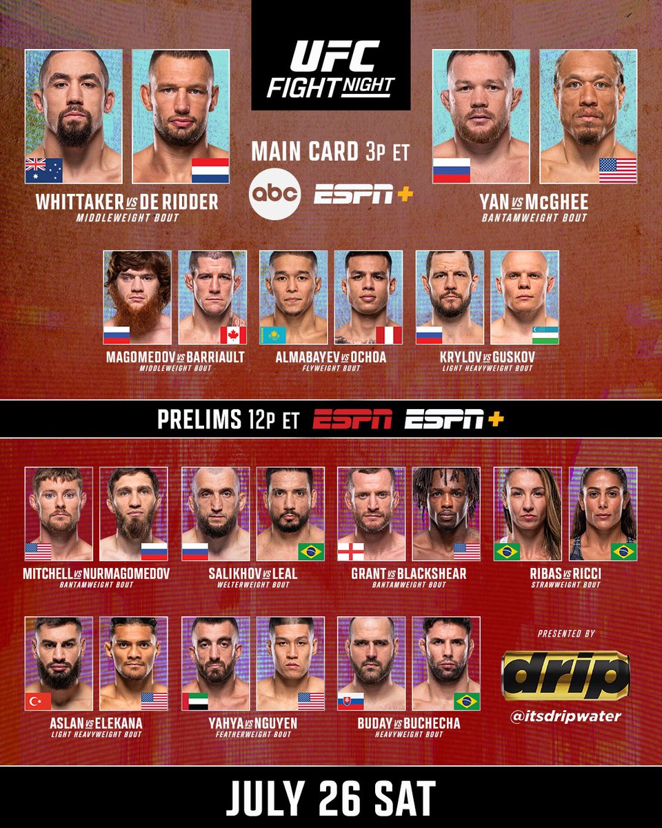 UFC 공식 SNS 캡처