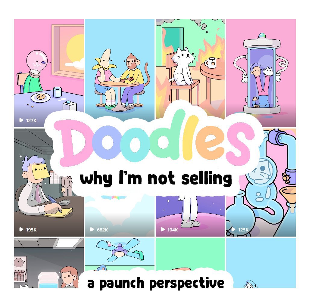 paunchETH's tweet image. // Why am I not leaving @doodles? //
What in the world keeps me from selling it all when web3 tells me Doodles is dead?
Tonight felt right to drop some raw thoughts, as if any of you care what I think... lol
But wanted to give my honest lengthy perspective on doodles...…