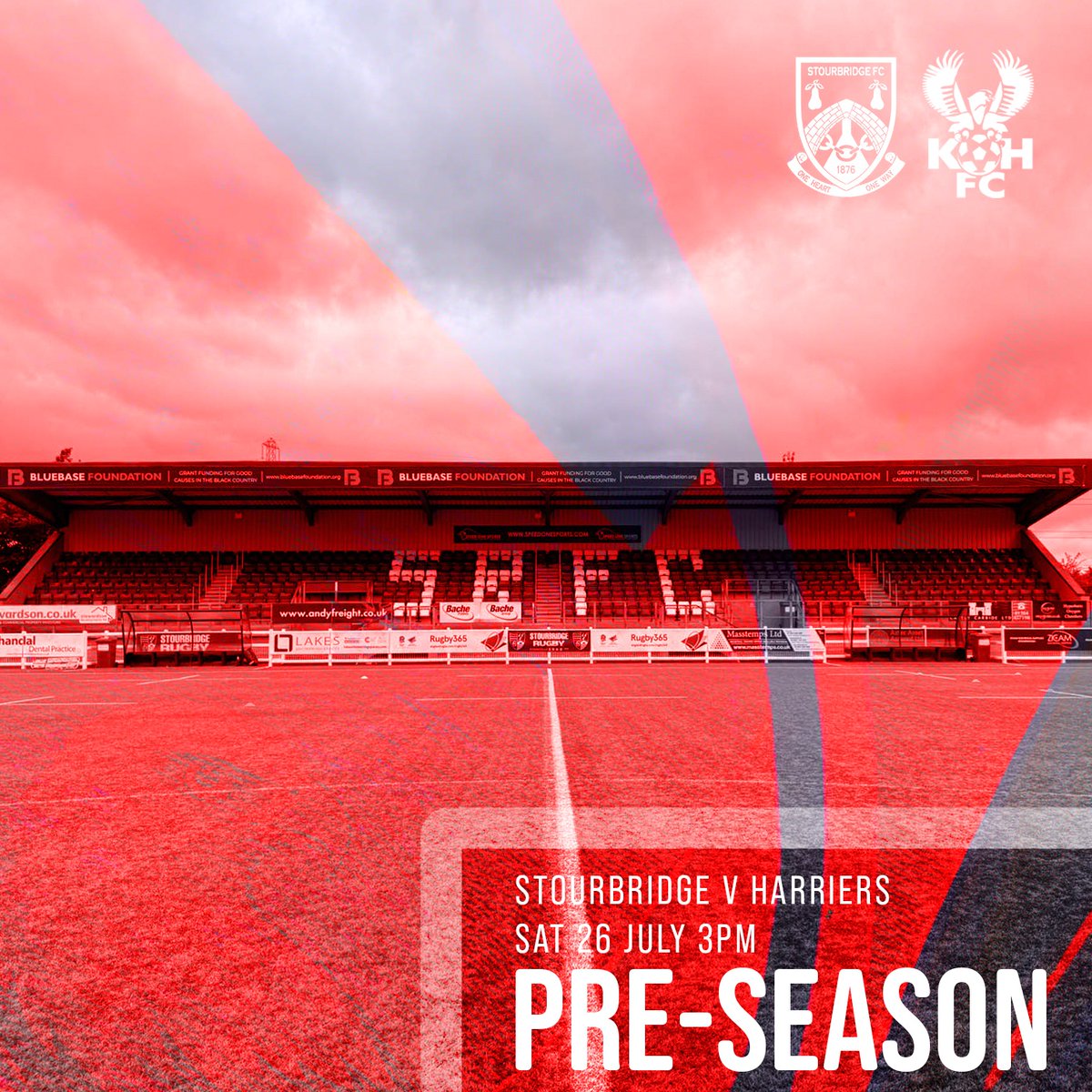 khfcofficial's tweet image. This afternoon sees us head to Stourton Park to face @StourbridgeFC...
#Harriers π¦
