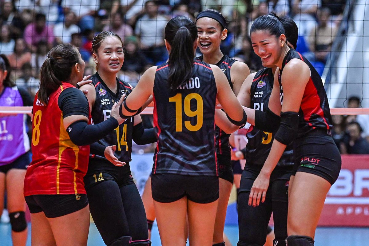 tj_canino's tweet image. TO THE QUARTERFINALS! 🤩
☎️PLDT SWEEPS 🦎NXLED TO STAY UNDEFEATED IN POOL A AND BECOME THE FIRST TEAM TO QUALIFY FOR THE NEXT ROUND!
LET'S GOOOO! 🥳 #PVL2025 🇵🇭