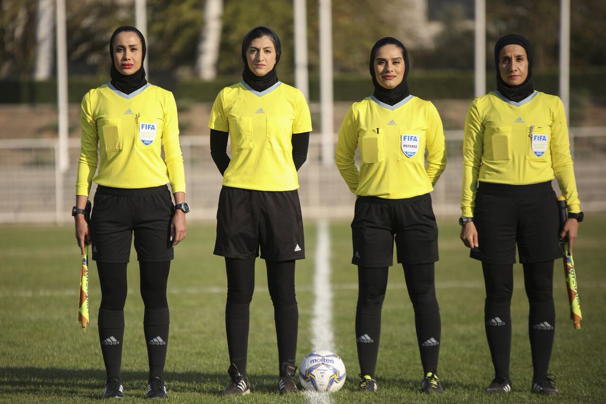 presstvsports's tweet image. 🇮🇷⚽ Iranian referees appointed for AFC Women’s Champions League
The Asian Football Confederation has selected a group of Iranian referees to officiate matches in the upcoming AFC Women’s Champions League.
@presstvsports