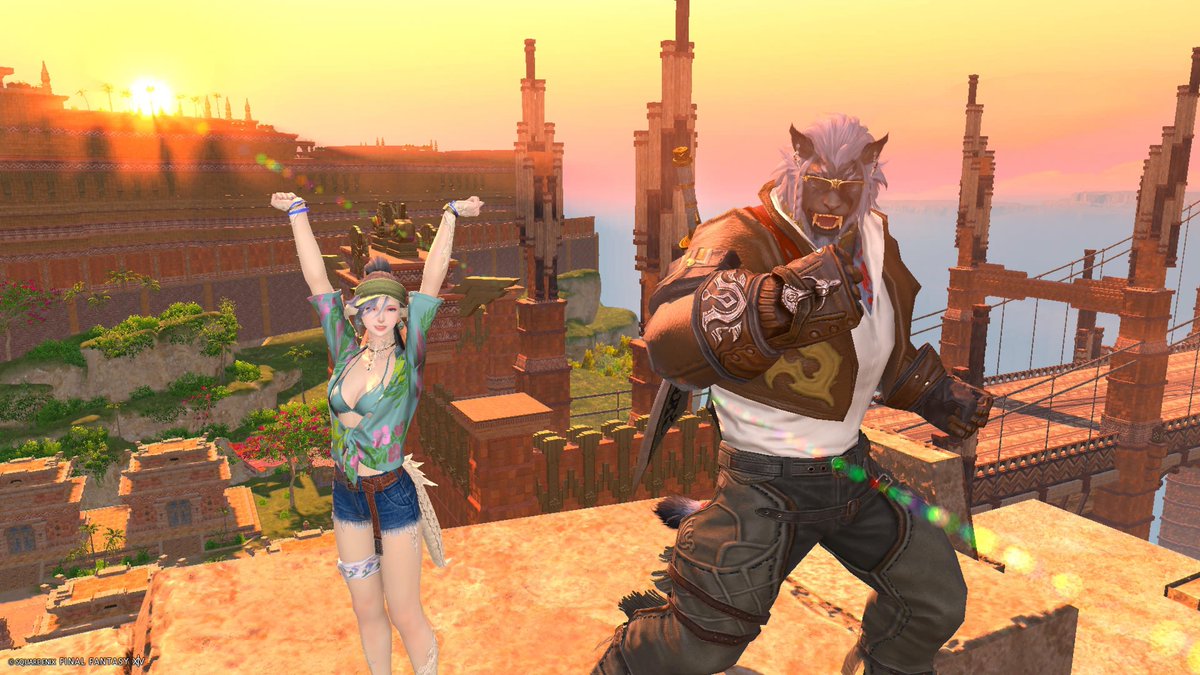 ryu_drago_ff14's tweet image. トライヨラ登山🏔️🦁⛰️
クガネよりは簡単だったかな