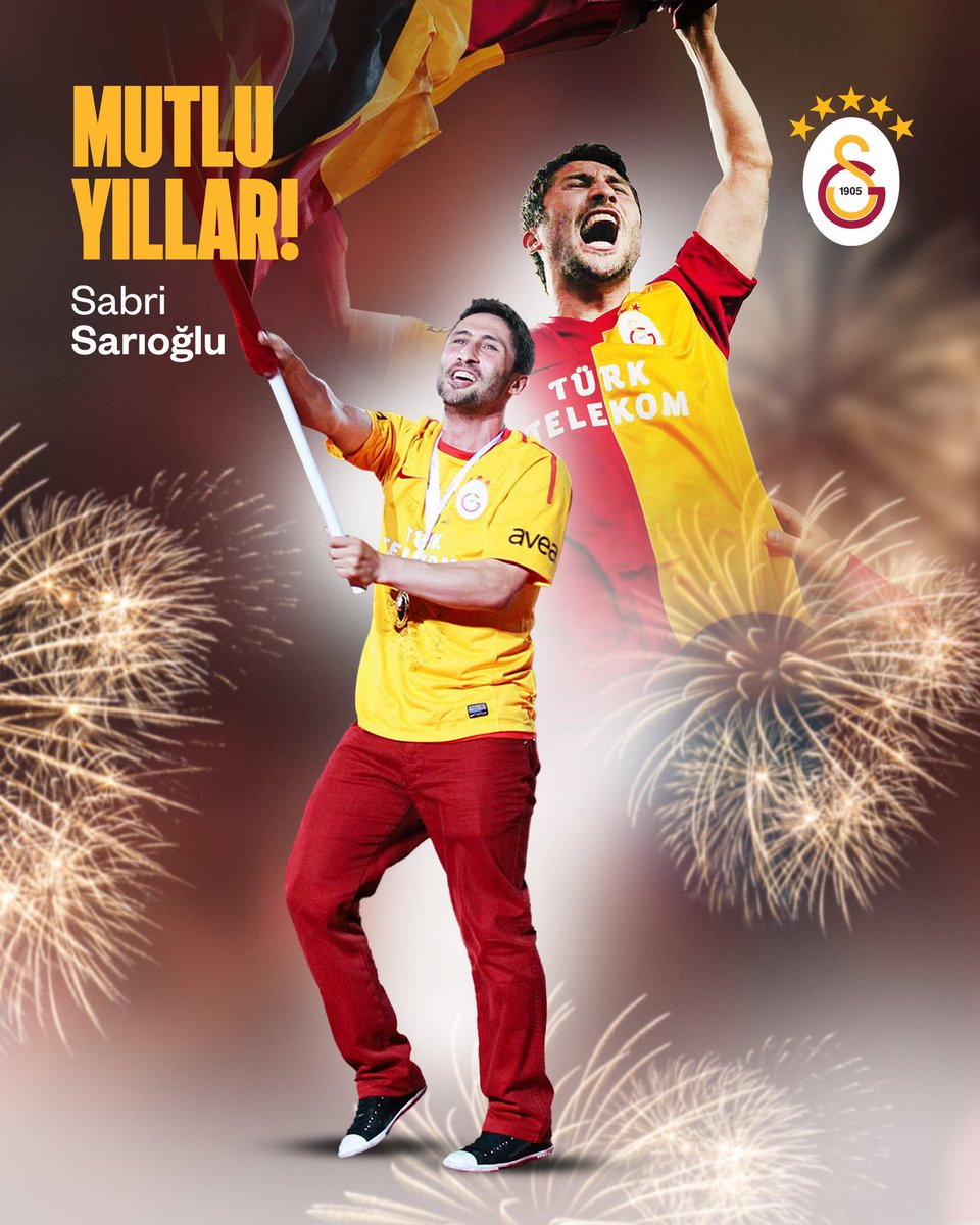 Bugün, altyapımızdan yetişen ve takımımızda kaptanlık yapan unutulmaz futbolcumuz Sabri Sarıoğlu’nun doğum günü! 🎂

Nice mutlu yıllara Kaptan! 🦁

#Galatasaray