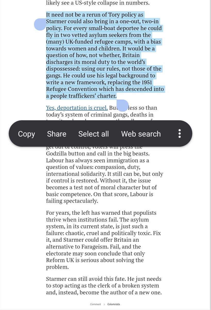 PALillie's tweet image. I'm sorry but what?! You want to solve illegal migration by bringing in twice as many legal migrants???
Fraser is everything that's wrong with politics today, he honestly just doesn't get it