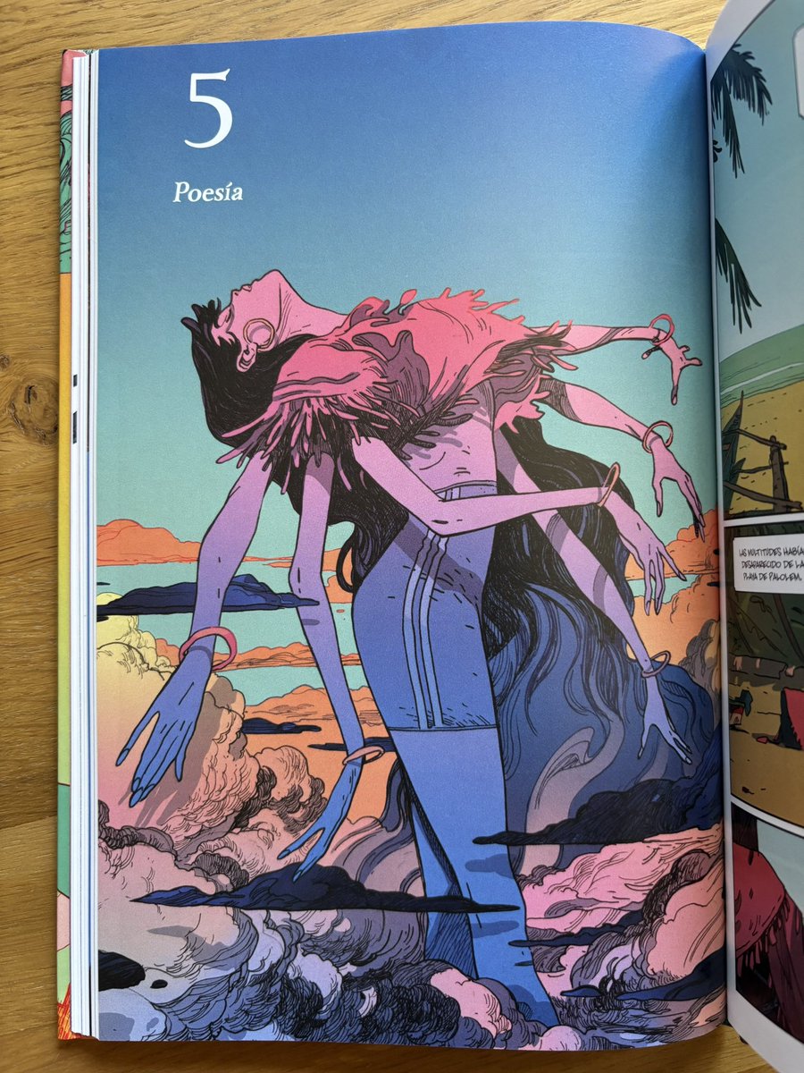 bensoKodama's tweet image. Tenía muchas ganas de leer algo de RAM V (sigo esperando que se publique “DAWNRUNNER” por aquí) y Filipe Andrade (lo mismo, pero con “Rare Flavours”), así que, para hacer boca, me hice con “Las Muchas Muertes de Laila Starr” y…
¡Menuda oda a la vida y qué festín visual!