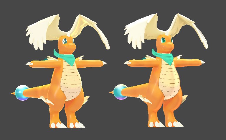 Estefanoida's tweet image. I heard some dragon's got a Mega form now...
A quick little funny edit I did to my friend @stepcrow_ 's custom model he got from me back in 2021... now he's #megadragonite 🪽🪽🪽
