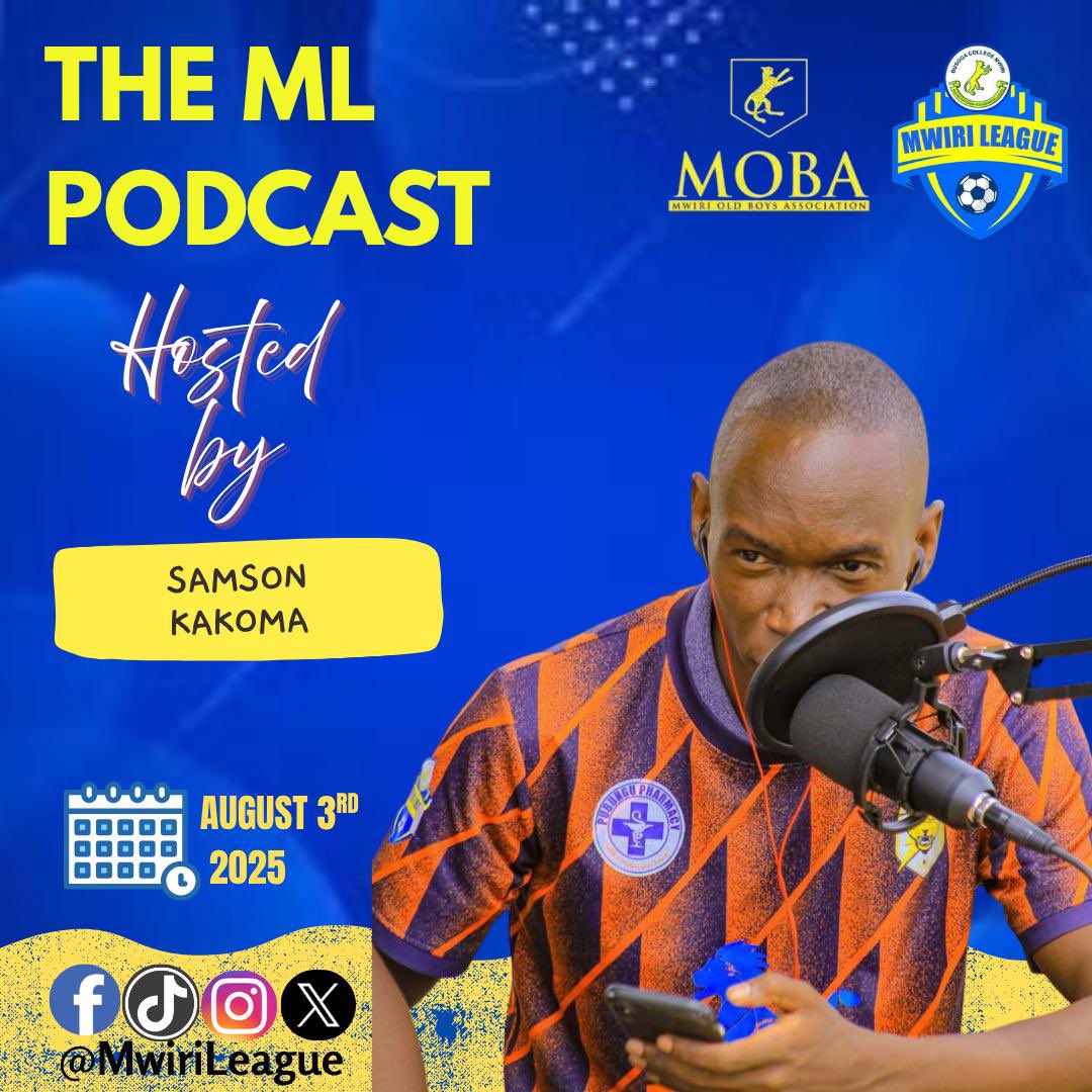 Kakoma Samson, aka Audio Man from the <a href="/MUNHIGA/">ATLETICO MUNIGA</a> Cohort, will be our special host for the upcoming ML PODCAST on August 3rd 🔥

Known for his amazing voice, incredible #MwiriLeague commentaries, and passion for sports, <a href="/KakosSamson/">Kakoma Kakos Samson</a> is sure to bring energy, insights, and fun