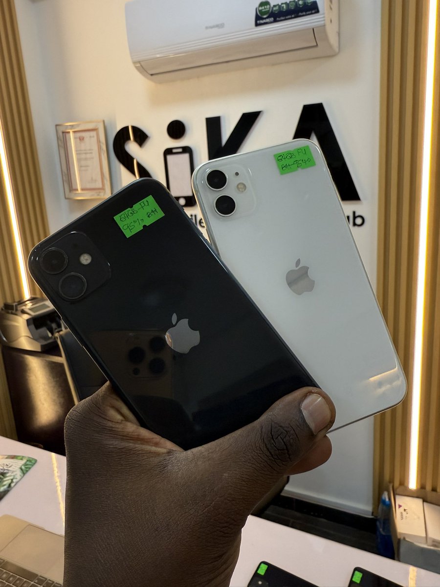 kofisikaa's tweet image. Pre Owned Factory Unlocked
1) iPhone XR 64gb
Gh¢1,999.99
2) iPhone 11 64gb
Gh¢2,899.99
3) iPhone 11 Pro 64gb
Gh¢3,099.99
4) iPhone 12 64gb
Gh¢3,199.99
Dm/call/WhatsApp/iMessage 0504988015 / 0547779861