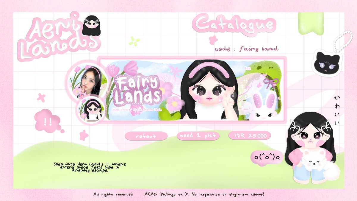 aerilandss's tweet image. help RT thankyou! ⊹ ࣪ ˖  ♡

HAI aeri akan OPTIP untuk 3 katalog dibawah^^ ada [seaworld 25.OOO] [egg smile 29.OOO] [fairy lands ] ♡

yang mau titip bisa isi form dibawah yaa. met jajankk 🦭🤍🩷

#zonauang #zonaba