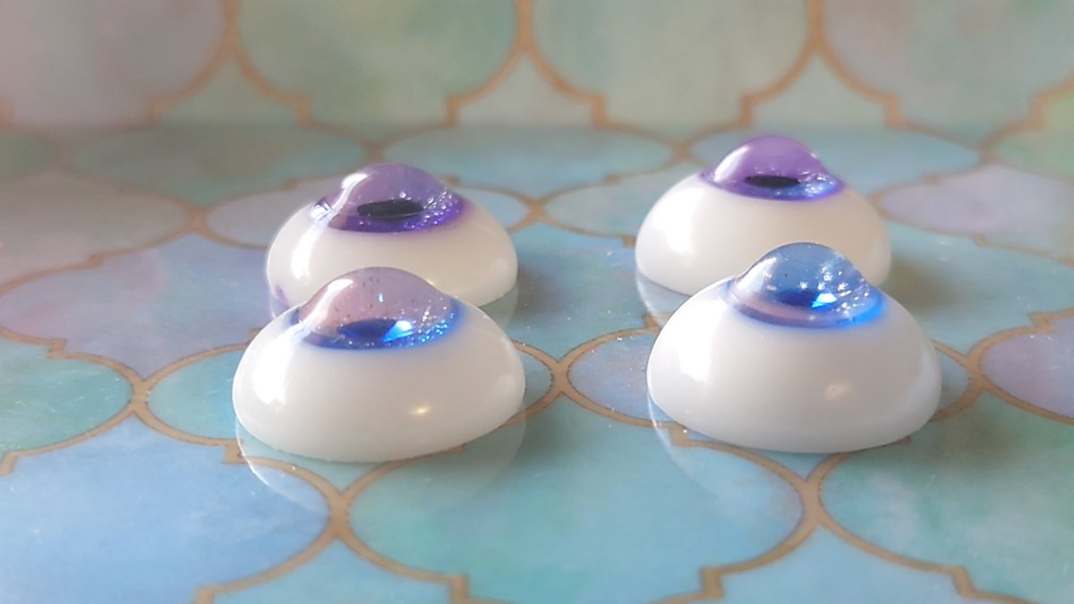 受注生産】 レジンアイ 8mm 【みずくらげ】 受注生産