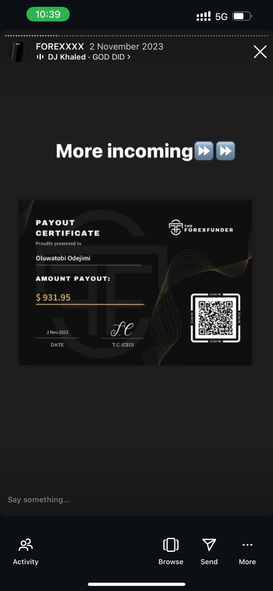 oj_tobi's tweet image. In 2023, my prop firm payouts were $900 and below.
In 2025, I’m making $10,000 withdrawals.

Same person. Same market.
The difference? Growth, structure, and discipline.

Don’t let a slow season convince you you’re not built for this.
Your breakthrough might just need more…