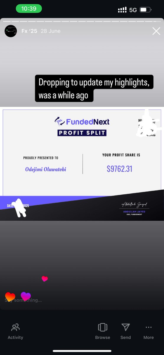 oj_tobi's tweet image. In 2023, my prop firm payouts were $900 and below.
In 2025, I’m making $10,000 withdrawals.

Same person. Same market.
The difference? Growth, structure, and discipline.

Don’t let a slow season convince you you’re not built for this.
Your breakthrough might just need more…