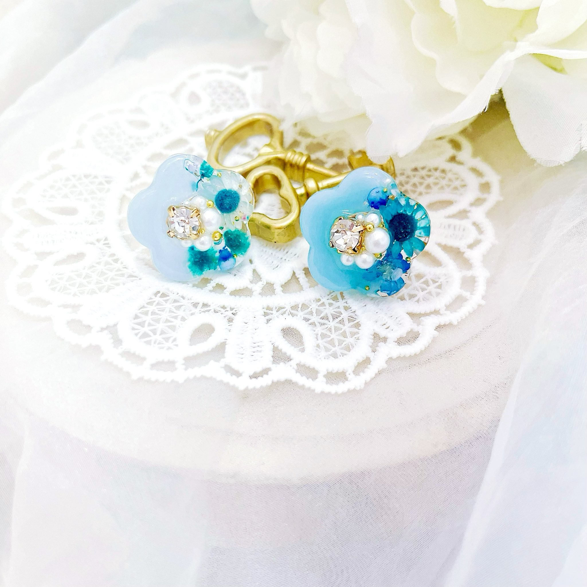 marimo ハンドメイド アクセサリー他 3点セット Amazon.co.jp: マリモクラフト 3ポケットポーチ フラワー