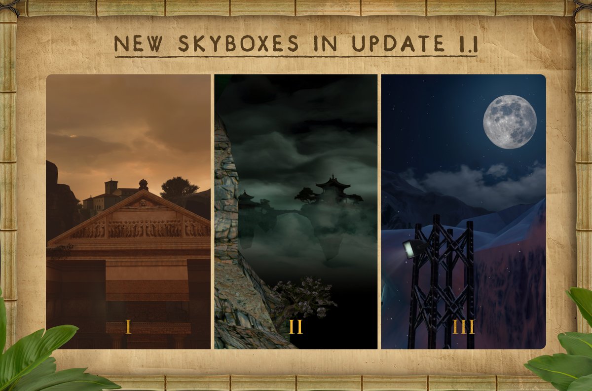 TRJTA's tweet image. Alongside many new fixes and improvements, update 1.1 will come with a selection of new skyboxes! You guys ready? #TombRaider #LaraCroft #GoldEdition #TRJTA