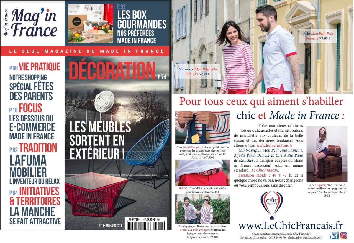 Chic &amp; #madeinfrance, optez pour #LeChicFrancais ! 
lechicfrancais.fr